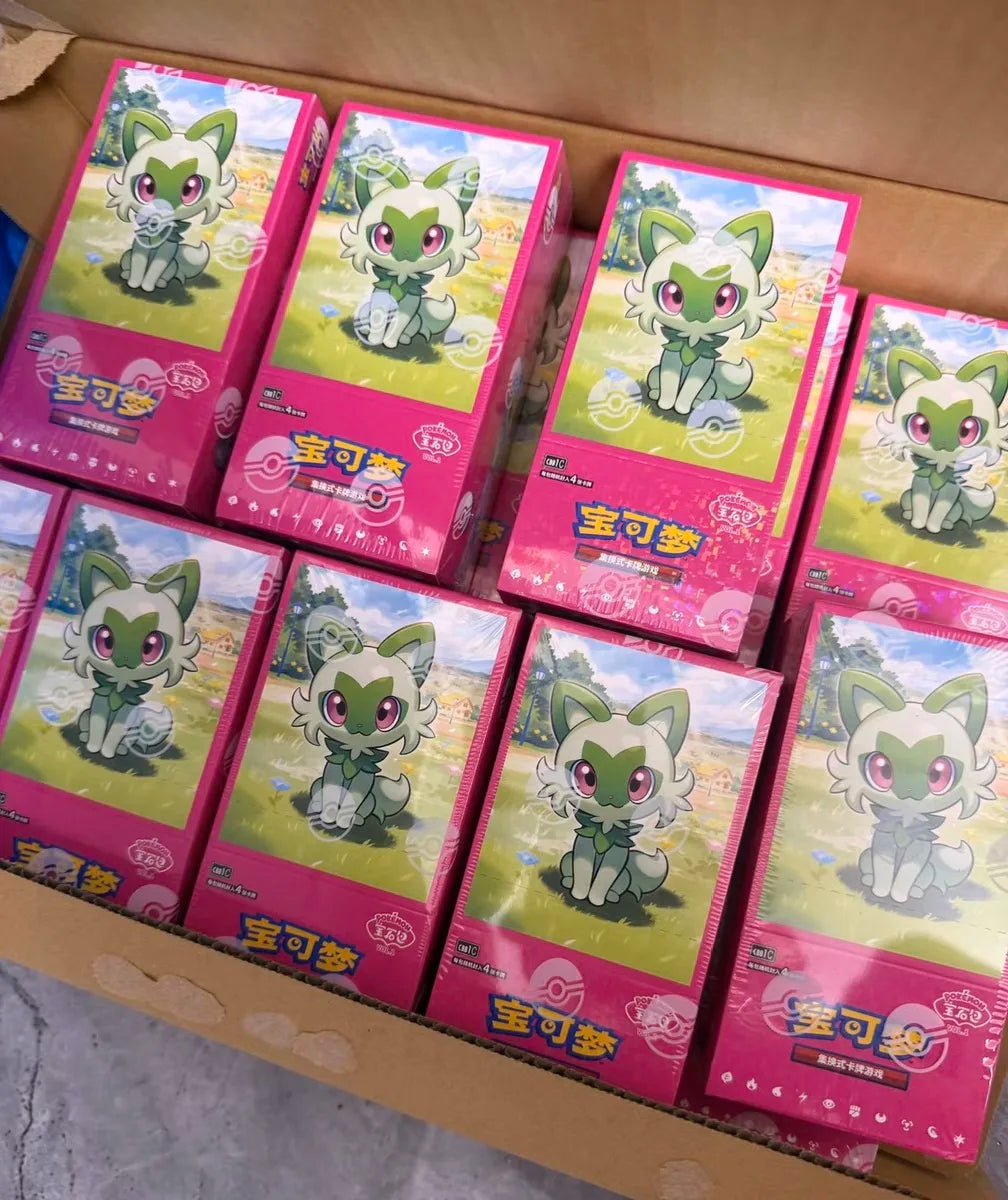 100% Original Pokemon 151 Cards Vol.1 Scarlet And Violet Ptcg Collection Travel Collection Card Game Thin Box Fat Box Kid Gift