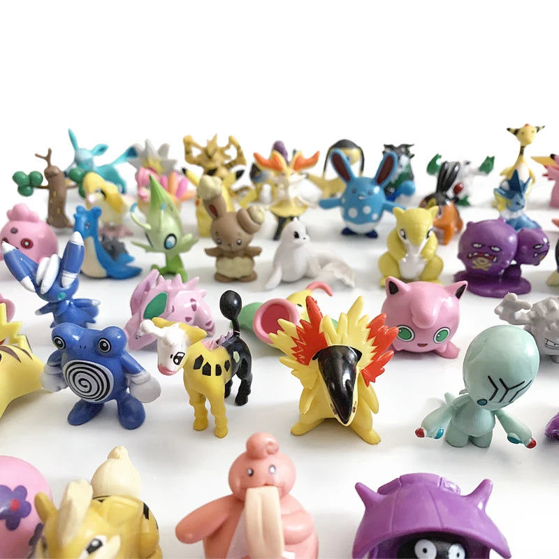 Oversized Pokemon Action Figure Large 3.3-5CM Not Repeating Figures Model Toys Pokémon Figure Pikachu Anime Kids Collect Gifts