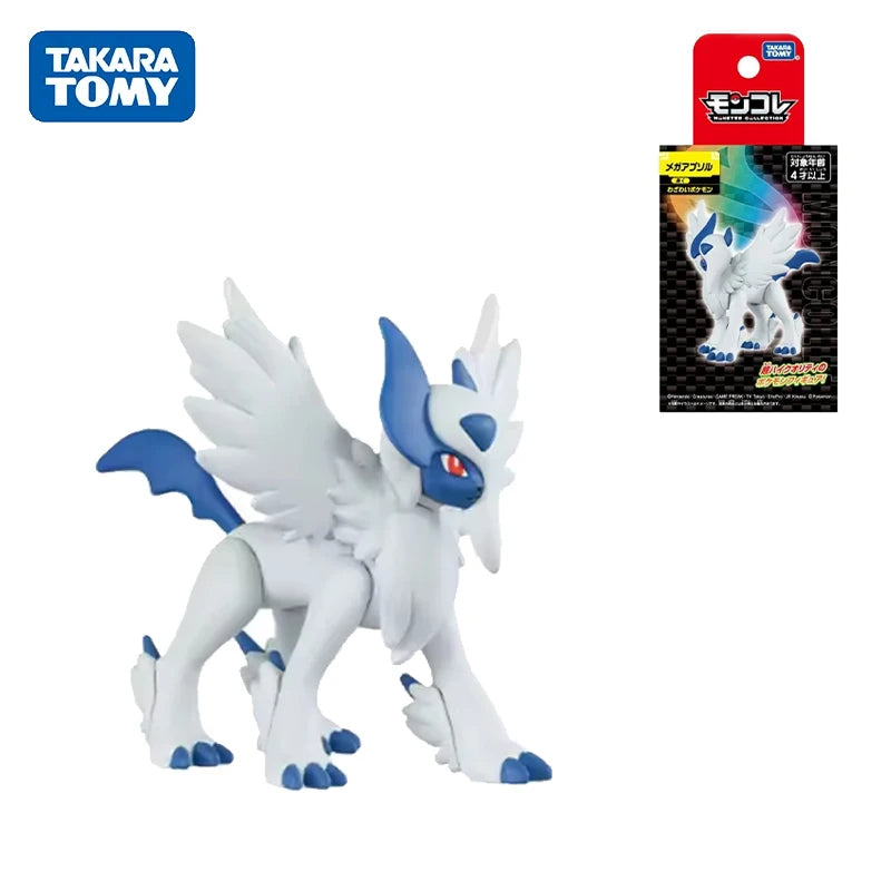 Originanl Tomy Takara Pokemon Action Figurine Toy Snorlax Terapagos Scream Tail Figure Kilowattrel Absol Collection Statue Dolls