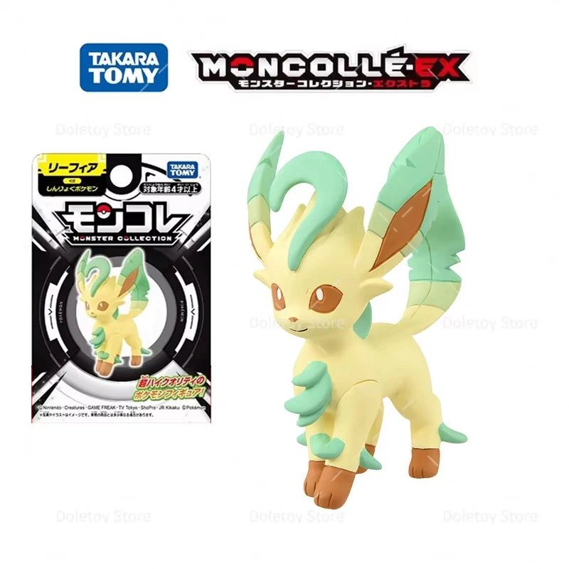 TOMY Pokemon Figure Trainer Ash Ketchum Leon Eevee Jolteon Flareon Leafeon Glaceon Umbreon Original Action Model Birthday Gift