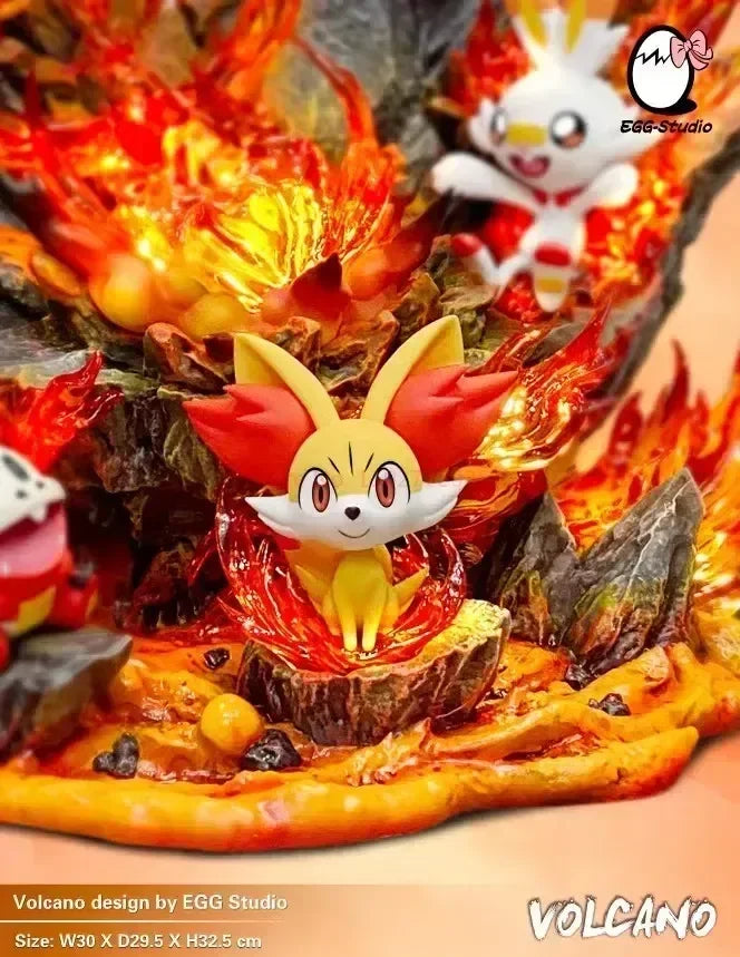 Anime Pokemon Charizard Family Figure Bucket Ocean Blastoise Valley Collectible Action Figurine Statue Dolls Model Ornaments