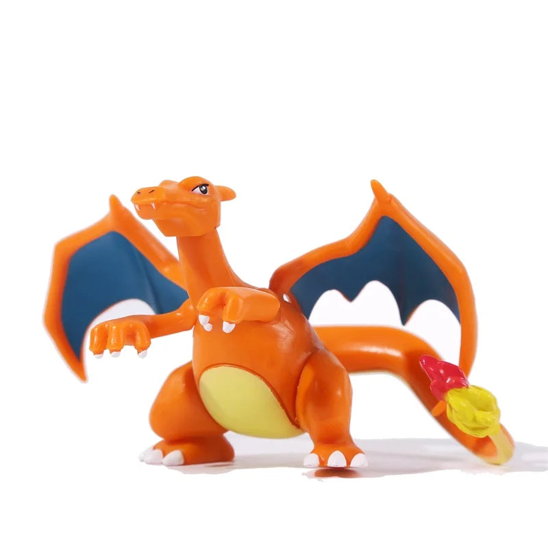 28Pcs/bag Pokemon figure model 5-8cm Pikachu Gengar Charizard Action figure Model collecting toys