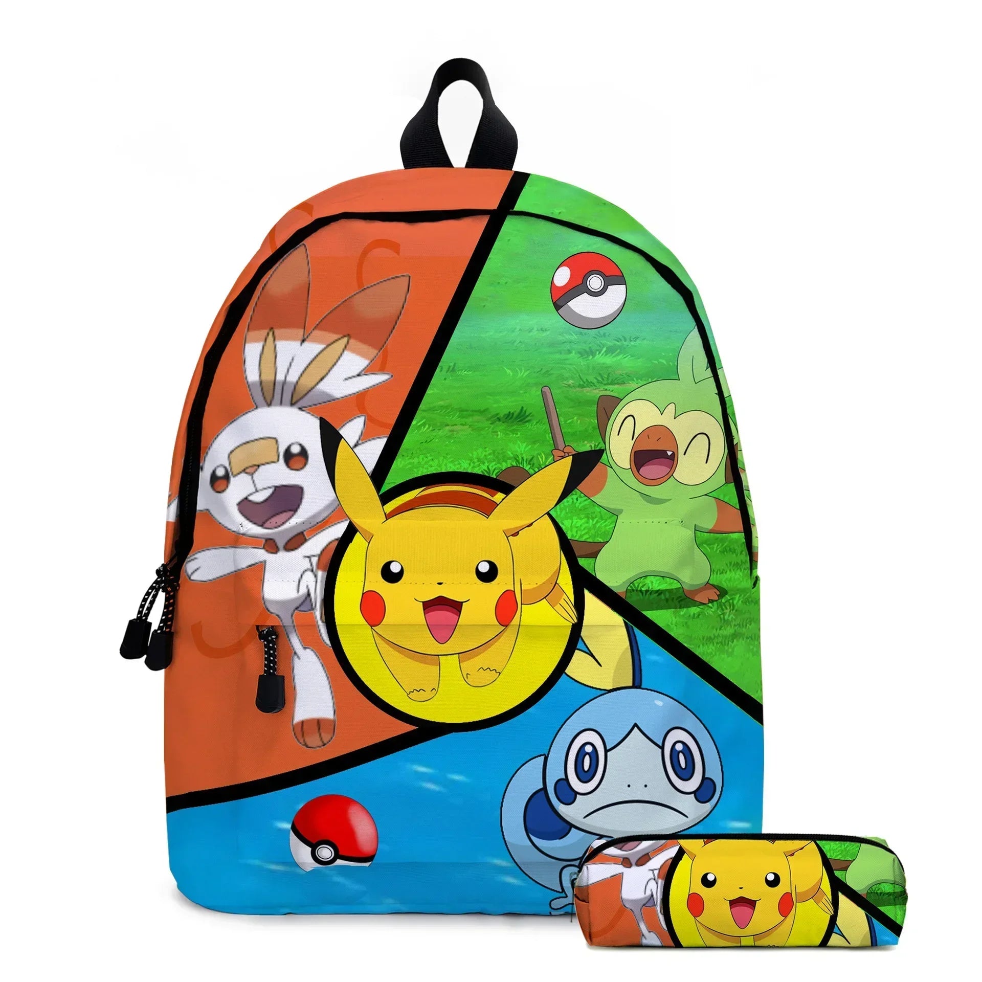 Pokemon School Bags Backpacks Pikachu Anime Figures Kids Bags Big Capacity Travel Bag Girls Boys Christmas Gifts Toys