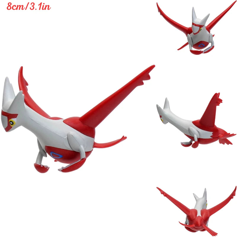 26 Styles Pokemon Figure Toys Anime Rayquaza Geodude Latias Latios Ditto Lunala Arceus Minun Plusle Figurines Cartoon Model Doll