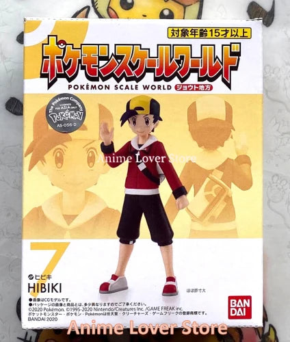 Bandai Original Scale World POKEMON Johto Region Gold Typhlosion Wobbuffet Totodile Togepi Pichu Anime Figure Toys for Kids Gift