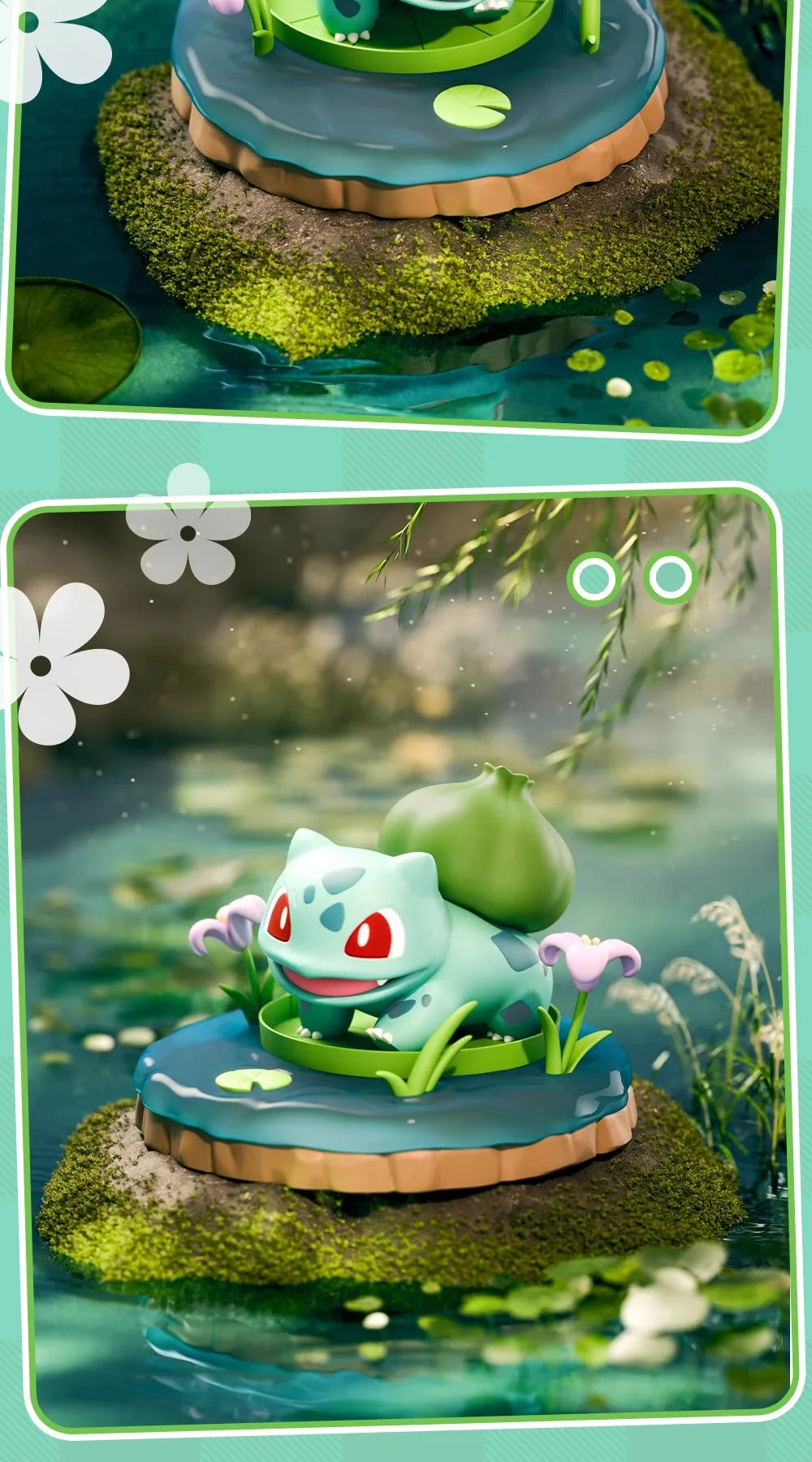 Anime Pokemon Figure Pikachu Eevee Meowth Bulbasaur Decoration Ornaments Action Figure Model Toys Children Birthday Gifts