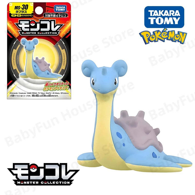 Original Takara Tomy Pokemon Figure Toy Snorlax Scream Tail Keldeo Lycanroc Poke Ball Pikachu Mimikyu Mewtwo Model Dolls Gifts