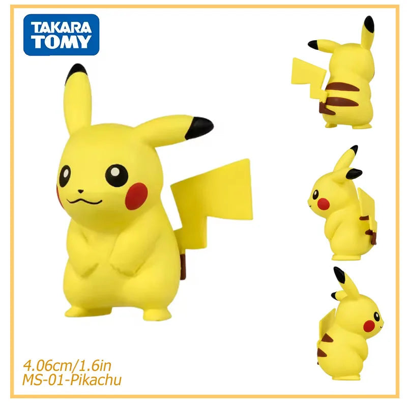 Originanl Tomy Takara Pokemon Action Figurine Toy Snorlax Terapagos Scream Tail Figure Kilowattrel Absol Collection Statue Dolls