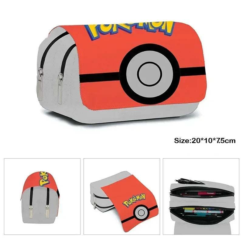 Pokemon School Bags Backpacks Pikachu Anime Figures Kids Bags Big Capacity Travel Bag Girls Boys Christmas Gifts Toys