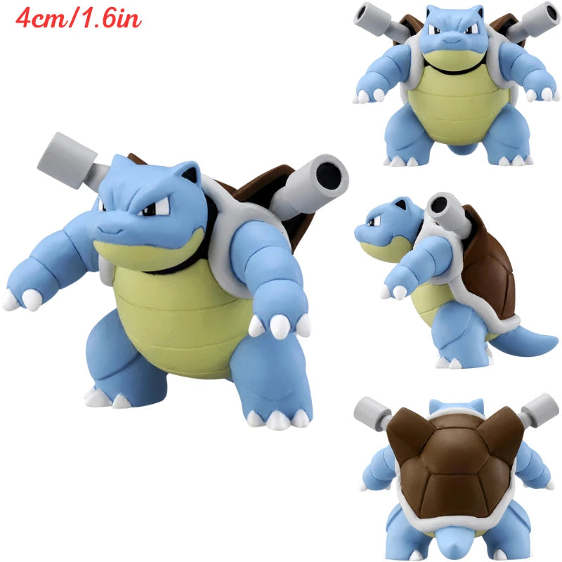 Original Takara Tomy Pokemon Venusaur Blastoise Charizard Figure Toys Anime Pikachu Umbreon Vaporeon Charcadet Model Dolls Gifts
