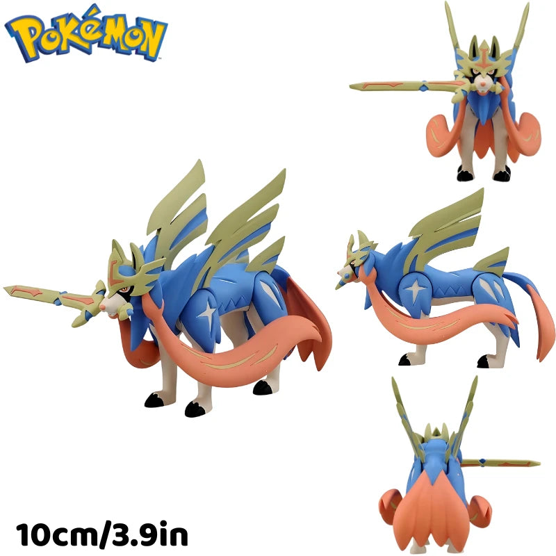 Original Takara Tomy Pokemon Figure Toys Koraidon Rayquaza Palkia Groudon Solgaleo Arceus Charizard Anime Figurine Model Dolls