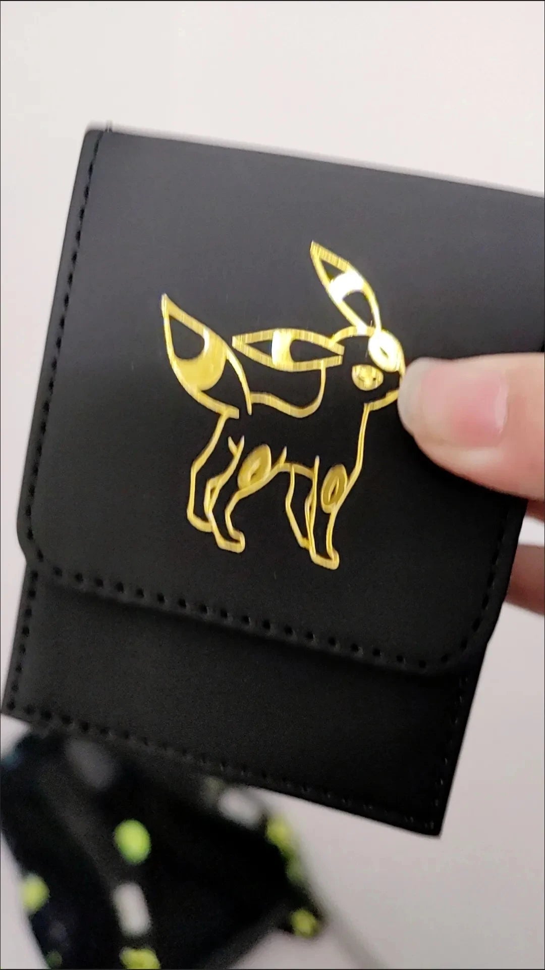 Cartoon Pokemon Card Deck Storage Box Kawaii Eevee Pu Ptcg Brand Box Gengar Large Capacity Card Deck Box Ws Card Case Toys