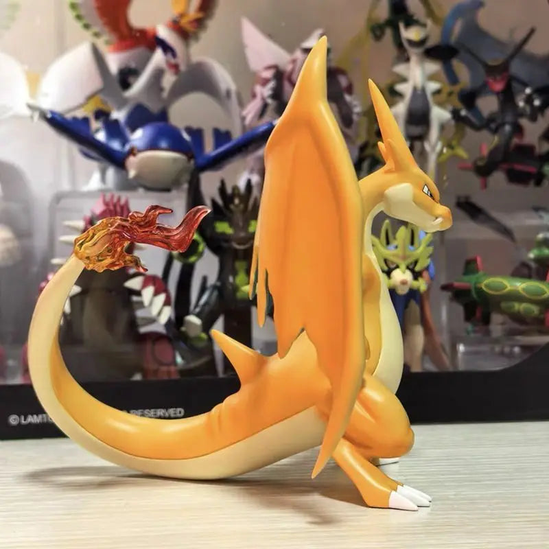 11cm Pokemon Charizard Anime Figure Model Gk Popular Statue Collection Desktop Decoration Doll Toys Gifts