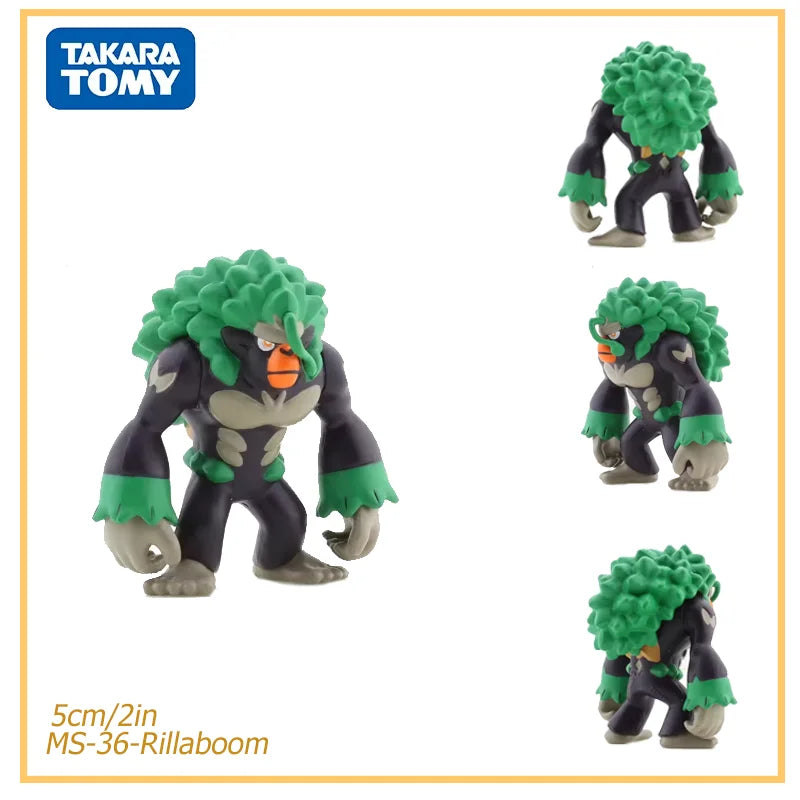 Originanl Tomy Takara Pokemon Action Figurine Toy Snorlax Terapagos Scream Tail Figure Kilowattrel Absol Collection Statue Dolls