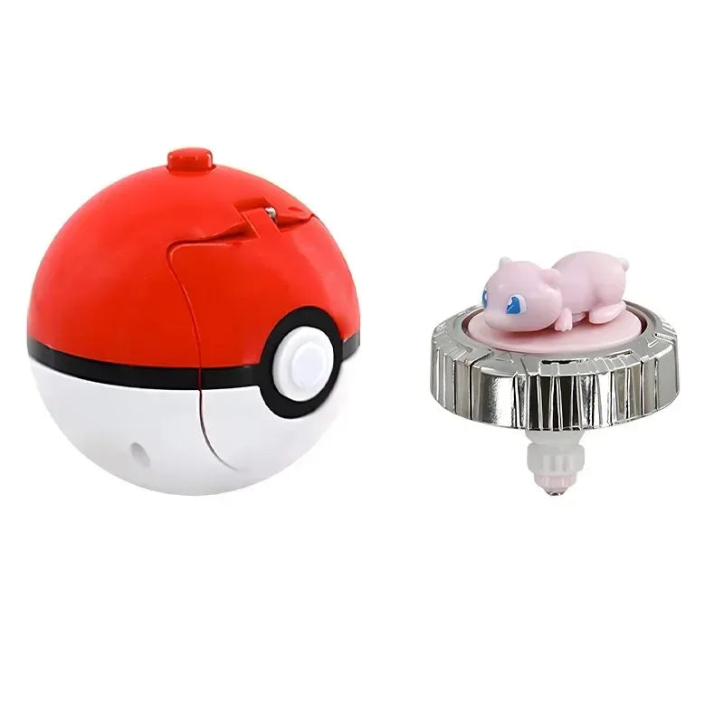 Pocket Monsters Pokemon Spinning Top Arena Figure Top Ball Battle Gyro Pikachu Charmander Squirtle Mew Eevee Elf Children Toy