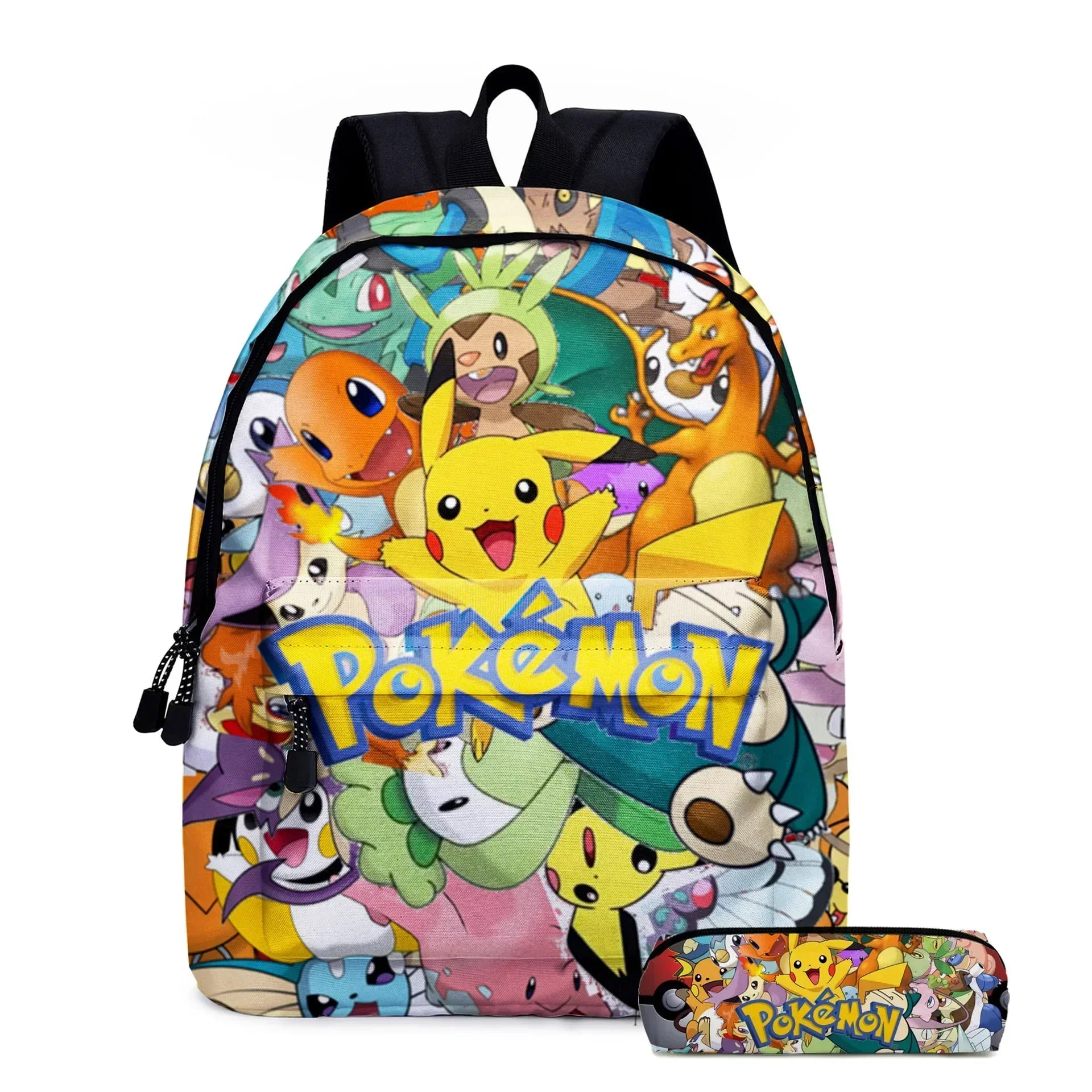 Pokemon School Bags Backpacks Pikachu Anime Figures Kids Bags Big Capacity Travel Bag Girls Boys Christmas Gifts Toys