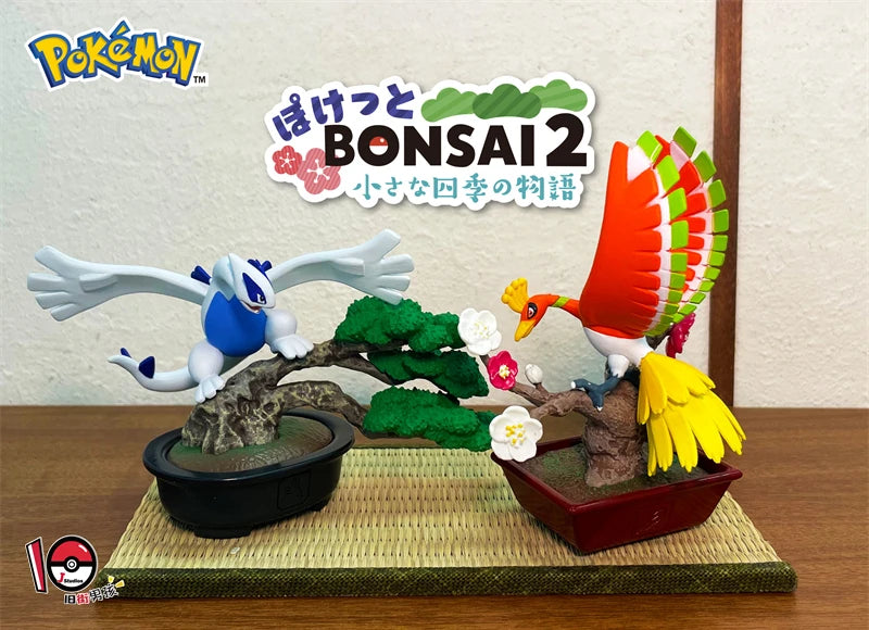 Original Re-Ment Pokemon Bonsai Collection 2 Little Four Seasons Story Vinyl Face Blind Box Toy Squirtle Ornaments Toys Gifts