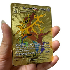 2022Spanish Pokémon Cards Metal Pokemon Letters Spanish Pokemon Iron Cards Mewtwo Pikachu Gx Charizard Vmax Cartas Pokémon Vmax