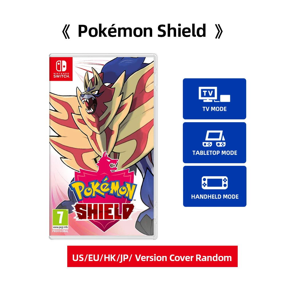 Nintendo Switch -Pokemon Shield-TV Tabletop Handheld Play Modes Genre Platformer Action for Switch OLED Lite Console