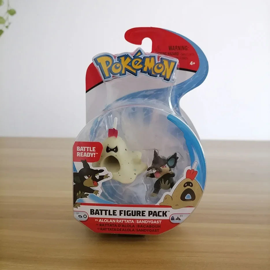 Pokemon WTC Pikachu Popplio Rowlet Litten Sandygast Muk Wobbuffet Metang Doll Gifts Toy Model Anime Figures Collect