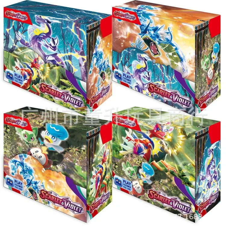 360pcs Pokémon Collection Game Card Booster Card Pack Sword and Shield Series Prismatic Evolutions - Toy Gift Flash Card