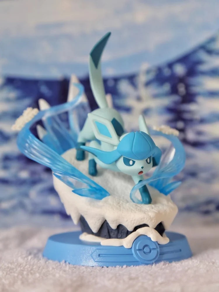 Anime Pokemon Funism Original Adventure Eevee Family Suit Blind Box Jolteon Sylveon Action Figure Collection Model Kids Toy Gift