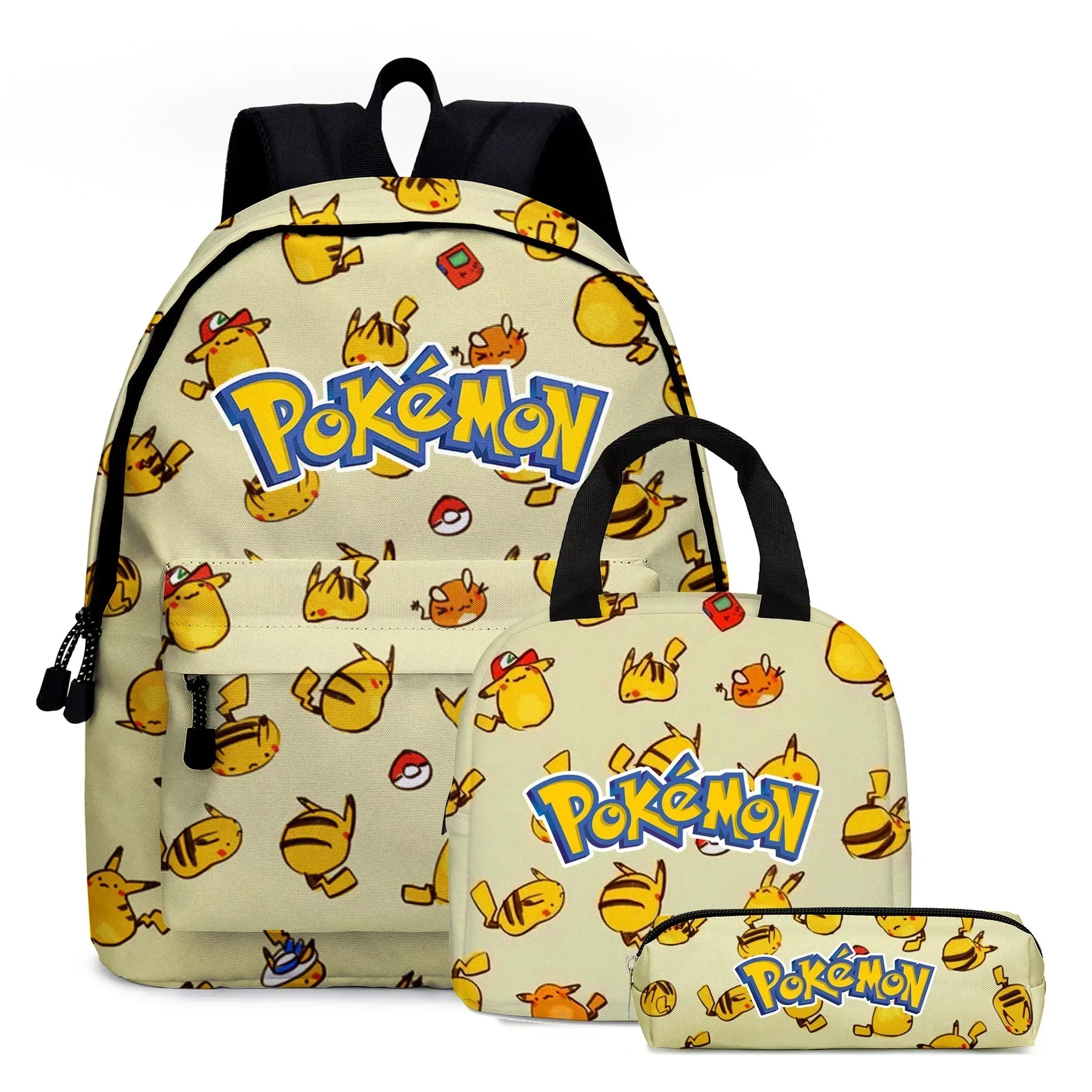 Pokemon School Bags Backpacks Pikachu Anime Figures Kids Bags Big Capacity Travel Bag Girls Boys Christmas Gifts Toys