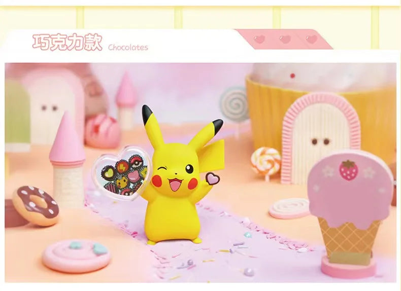 Pokemon Monsters Anime Figure Kawaii Pikachu Action Figures PVC Adult Collection Pocket Model Dolls Collection Model Toy Gift
