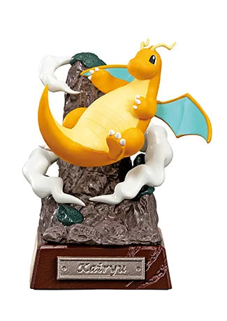 Original Re-Ment Pokemon Pocket Statue Dragon Type Dragonite Flygon Salamence Garchomp Goodra Dragapult Gift Toys