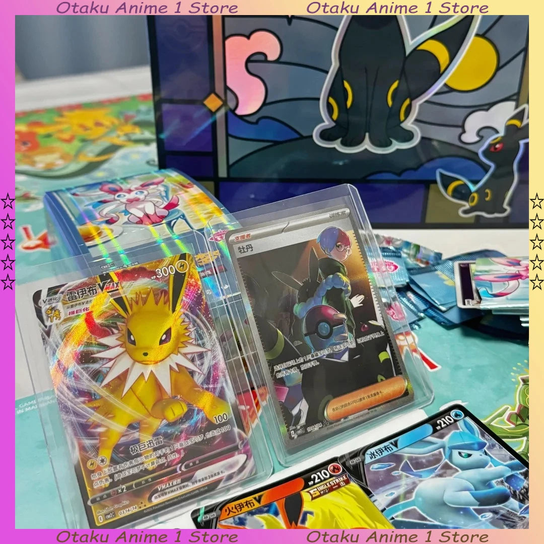 1/2/5 Boxes Pokemon Gem Pack Vol.2 Cards Eevee Album Bag Box Ptcg Trading Card Game Collection Toy Boy Girl Gifts