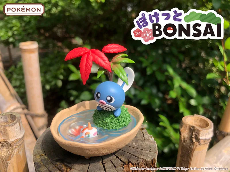Re-ment Pokemon Pikachu Vulpix Ho-Oh Poliwag Mawile Lucario Potted Plant Figure Blind Box Toys Model Collection Ornaments Gifts