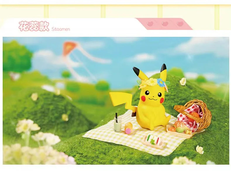Pokemon Monsters Anime Figure Kawaii Pikachu Action Figures PVC Adult Collection Pocket Model Dolls Collection Model Toy Gift