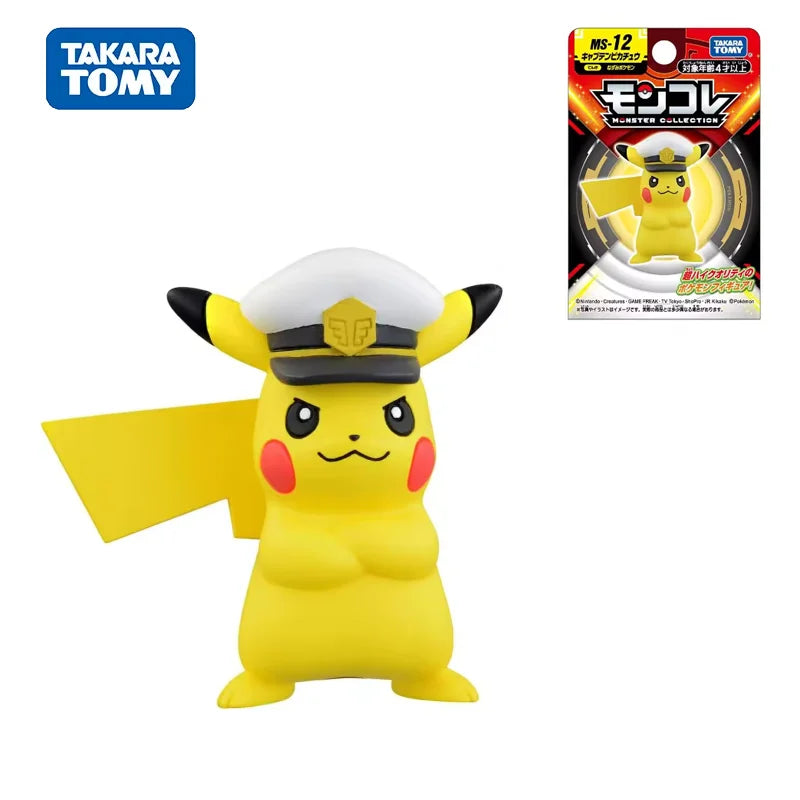 Originanl Tomy Takara Pokemon Action Figurine Toy Snorlax Terapagos Scream Tail Figure Kilowattrel Absol Collection Statue Dolls