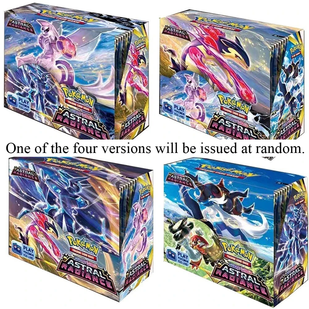 360pcs Pokémon Collection Game Card Booster Card Pack Sword and Shield Series Prismatic Evolutions - Toy Gift Flash Card