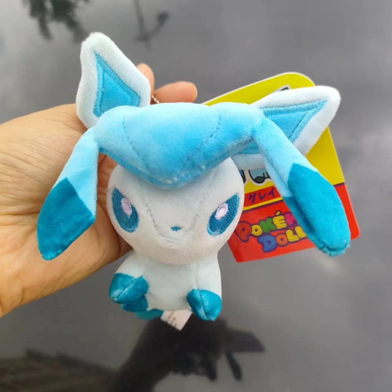 Pokemon Plush 10cm Eevee Keychain Anime Figures Umbreon Sylveon Espeon Soft Stuffed Plushie Doll Toy Pendant