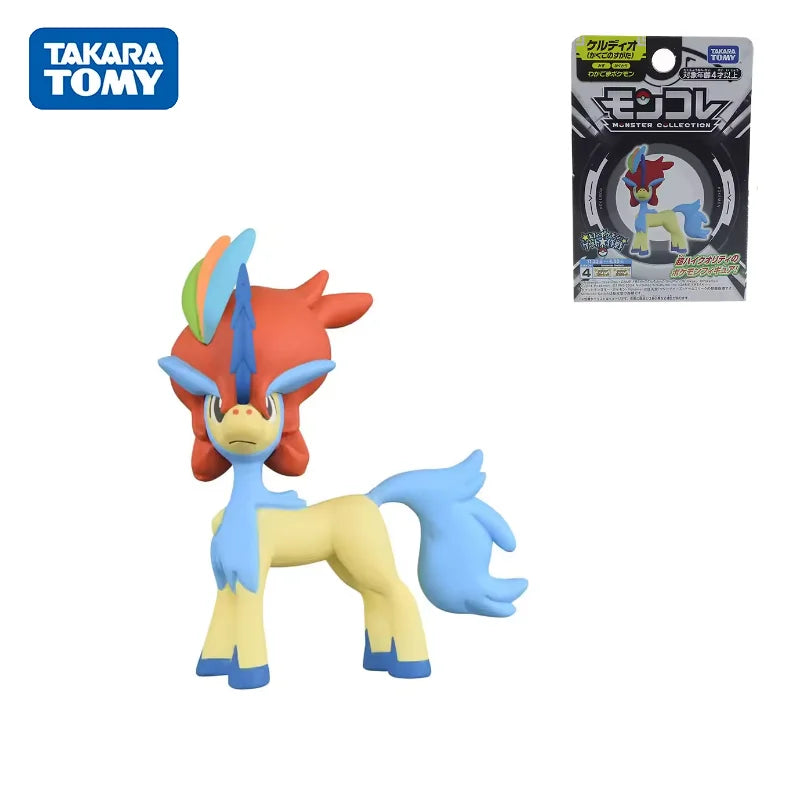 Originanl Tomy Takara Pokemon Action Figurine Toy Snorlax Terapagos Scream Tail Figure Kilowattrel Absol Collection Statue Dolls