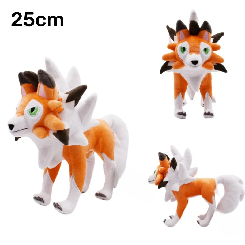 Pokemon Plush Toy Anime Character Dolls CharizardX&Y Eevee Greninja Lucanroc Lucario Rayquaza Gyarados Children's Plush Toy