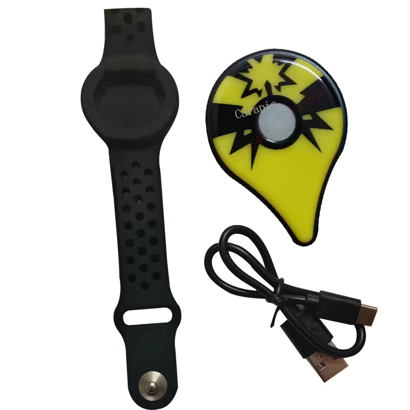 Auto Catch Type-c Rechargable For Pokemon Go Plus Wristband Bracelet Digital Watch Bluetooth Band Switch Game Accessory