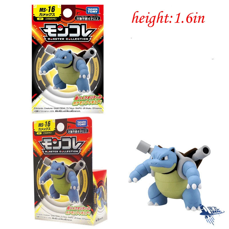 ORIGINAL Pokemon Anime Figure Toy Pikachu Gengar Charizard Dragonite Lucario Psyduck Eevee Cartoon Figurine Model  Decor Gift