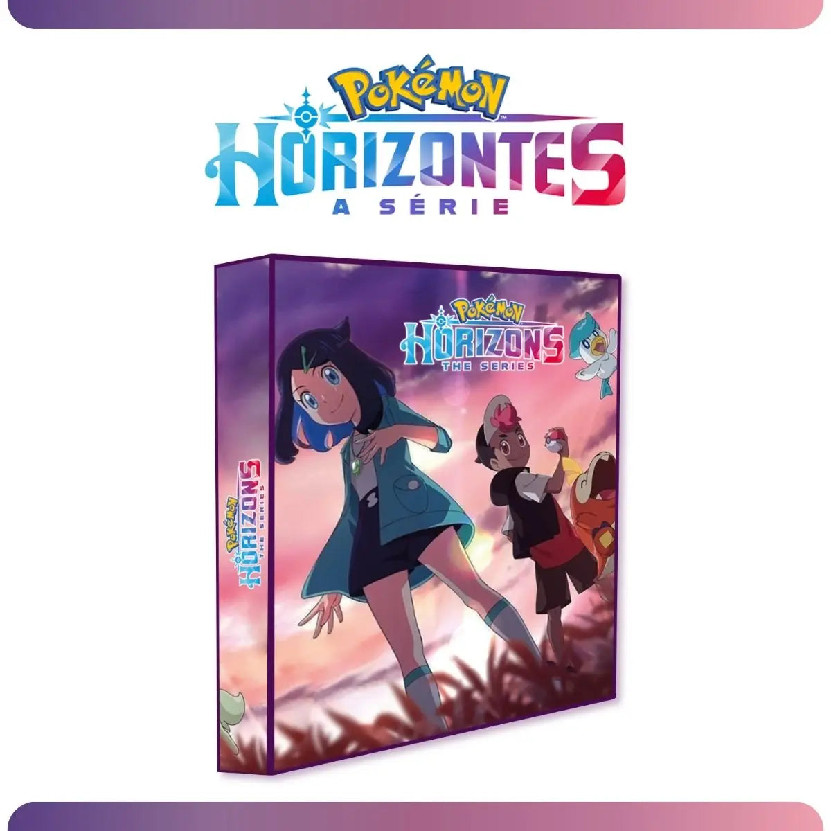 Album Folder Baste Pokemon Horizons Collection A Series for TCG Cards Hard Cover Reinforced Coach