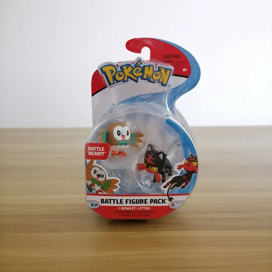 Pokemon WTC Pikachu Popplio Rowlet Litten Sandygast Muk Wobbuffet Metang Doll Gifts Toy Model Anime Figures Collect