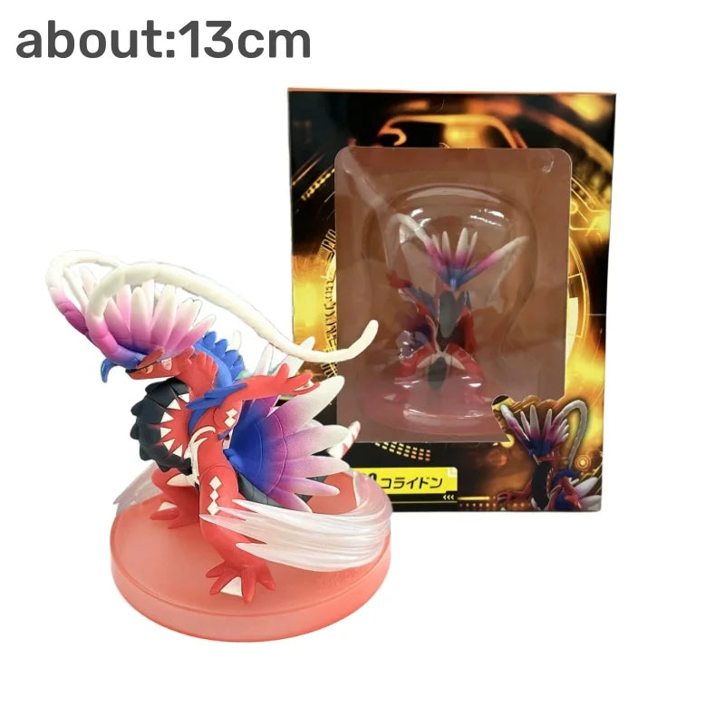 Pokemon Anime Model Toys Koraidon Miraidon Lugia Ho-oh Greninja Lucario Charizard Bulbasaur PVC Figures Cartoon Toys Kids Gifts