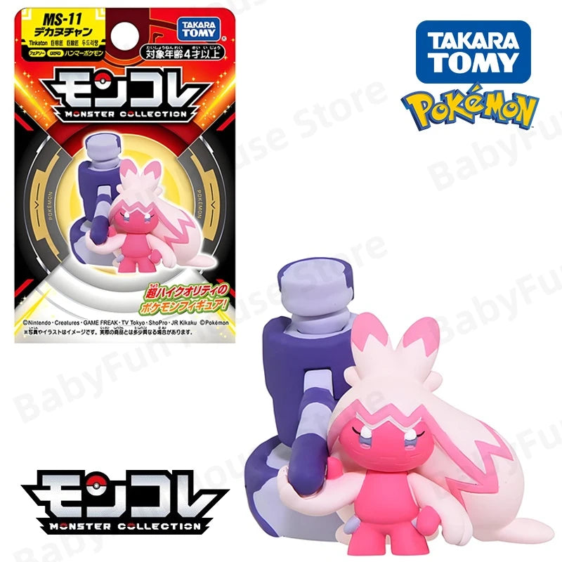 Original Takara Tomy Pokemon Figure Toy Snorlax Scream Tail Keldeo Lycanroc Poke Ball Pikachu Mimikyu Mewtwo Model Dolls Gifts