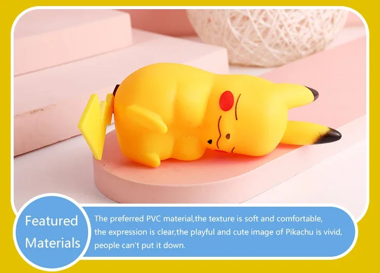 Pokemon Pikachu Squirtle Night Light Glowing Children Toy Pokemon Pikachu Cute Bedside Lamp Children Birthday Christmas Present