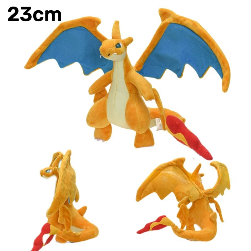 Pokemon Plush Toy Anime Character Dolls CharizardX&Y Eevee Greninja Lucanroc Lucario Rayquaza Gyarados Children's Plush Toy