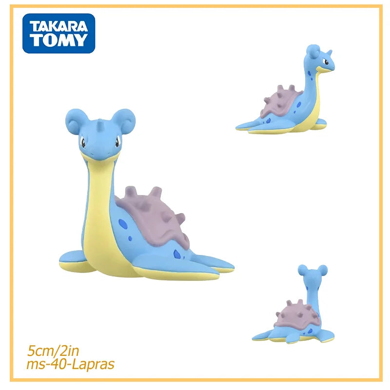 Originanl Tomy Takara Pokemon Action Figurine Toy Snorlax Terapagos Scream Tail Figure Kilowattrel Absol Collection Statue Dolls