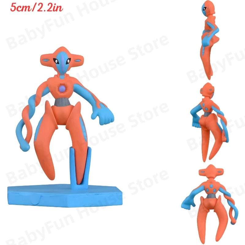 Original Takara Tomy Pokemon Figure Toy Snorlax Scream Tail Keldeo Lycanroc Poke Ball Pikachu Mimikyu Mewtwo Model Dolls Gifts