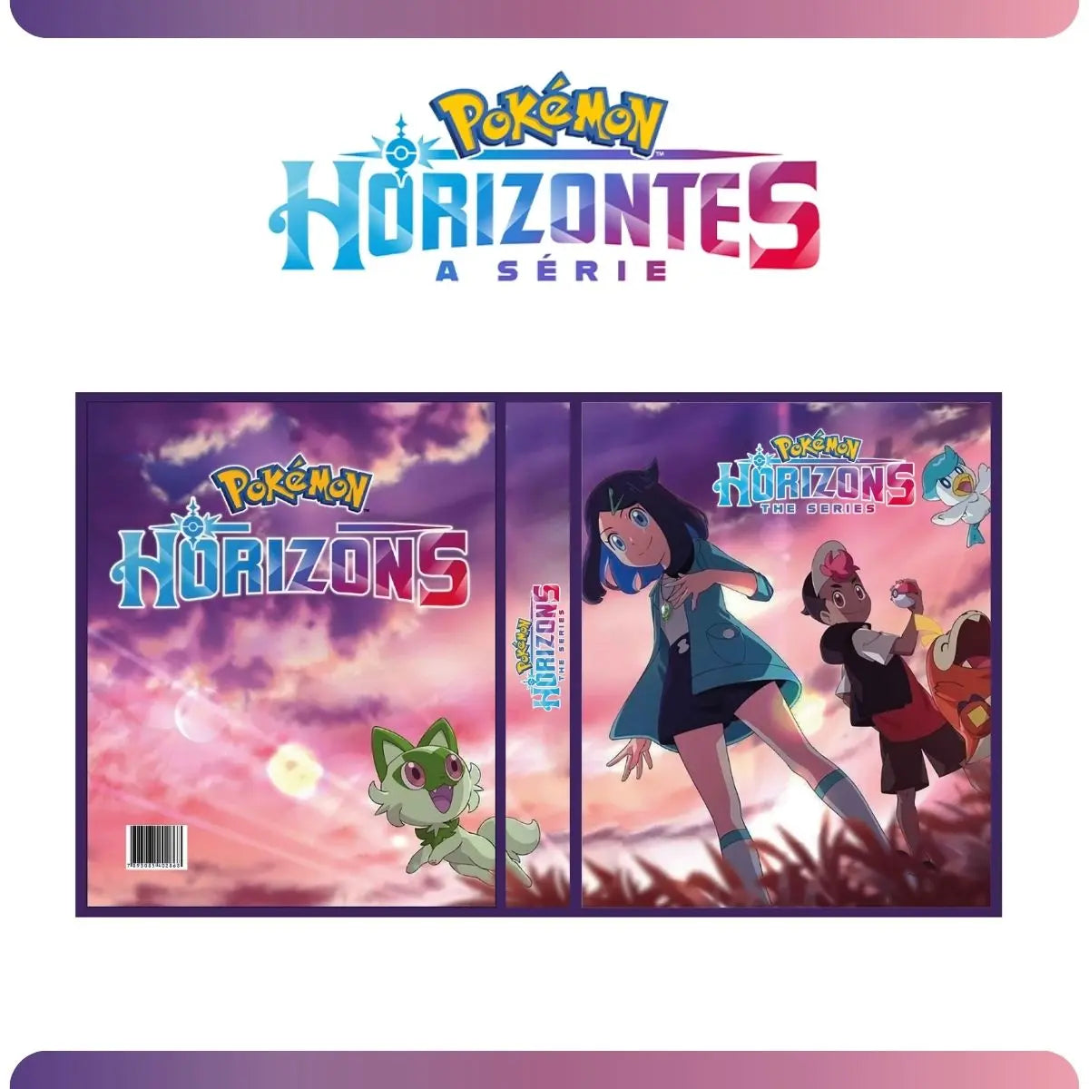 Album Folder Baste Pokemon Horizons Collection A Series for TCG Cards Hard Cover Reinforced Coach