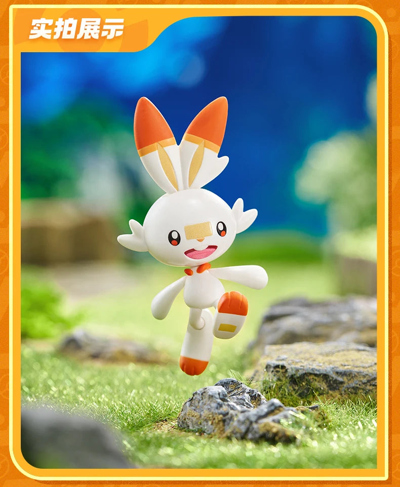Original BLOKEES Pokemon Slowpoke Bulbasaur Squirtle Charcadet Snorlax Pikachu Blind Box Surprise Action Figure Anime Doll Toys