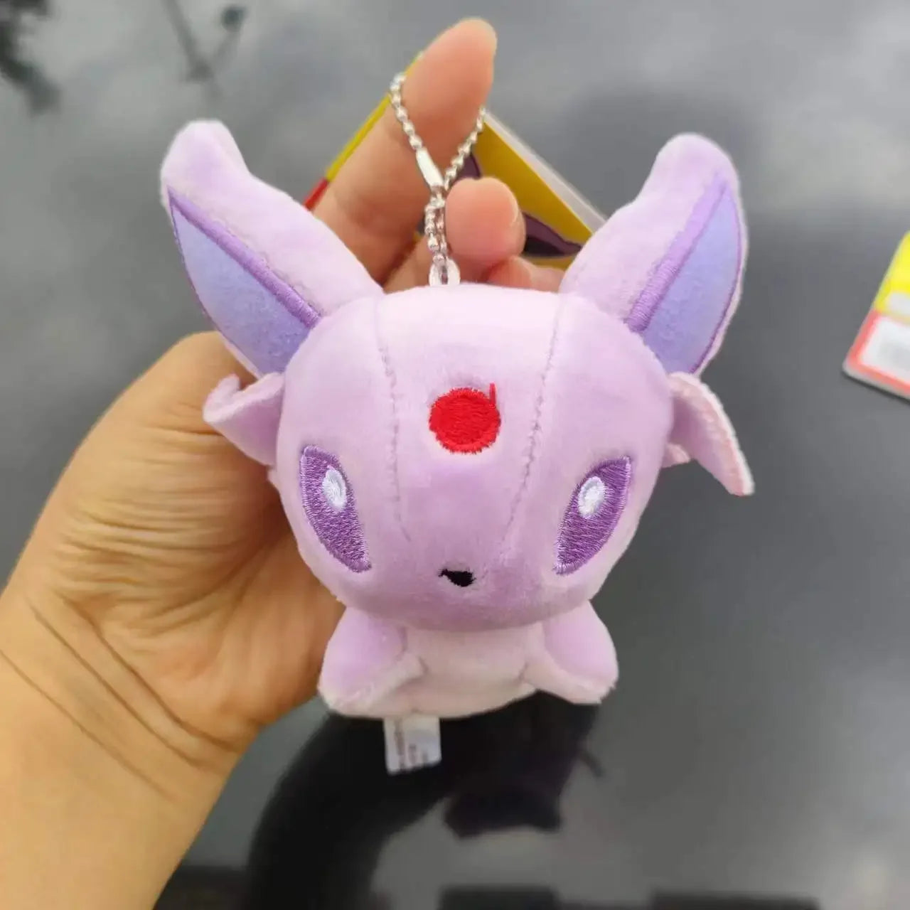 Pokemon Plush 10cm Eevee Keychain Anime Figures Umbreon Sylveon Espeon Soft Stuffed Plushie Doll Toy Pendant